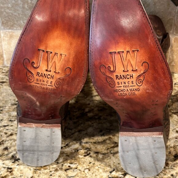 JW RANCH (Jhonn Whaynee) Exotic Boots size 30  (E/P) - Picture 8 of 10
